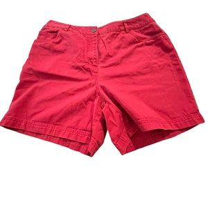 Casual Corner red shorts size 12